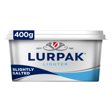Lurpak Lighter Spreadable Slightly Salted Butter 400g