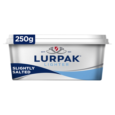 Lurpak Lighter Slightly Salted Spreadable Butter 250g