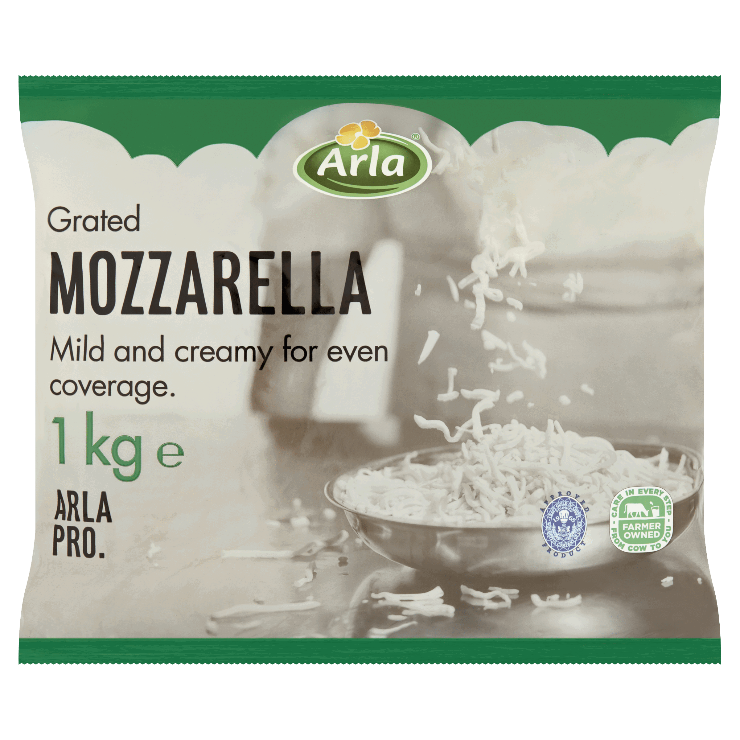 Arla Pro Grated Mozzarella 1kg