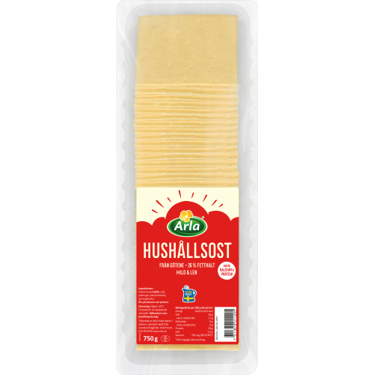 NYHET! Arla Hushållsost skivet Hotellbrett 750g