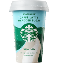 Starbucks Caffè Latte No Added Sugar - Chilled Classics 220ml