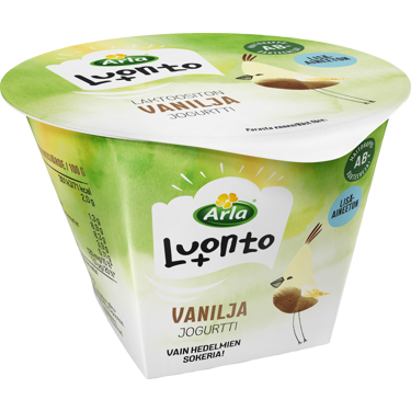 Arla Luonto+ AB vaniljajogurtti 175g laktoositon