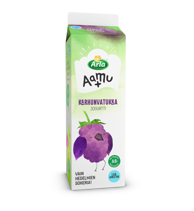 Arla Aamu+ karhunvatukka jogurtti 1kg laktoositon
