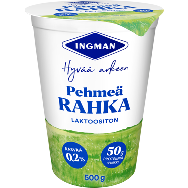Ingman pehmeä mieto maitorahka 500g laktoositon