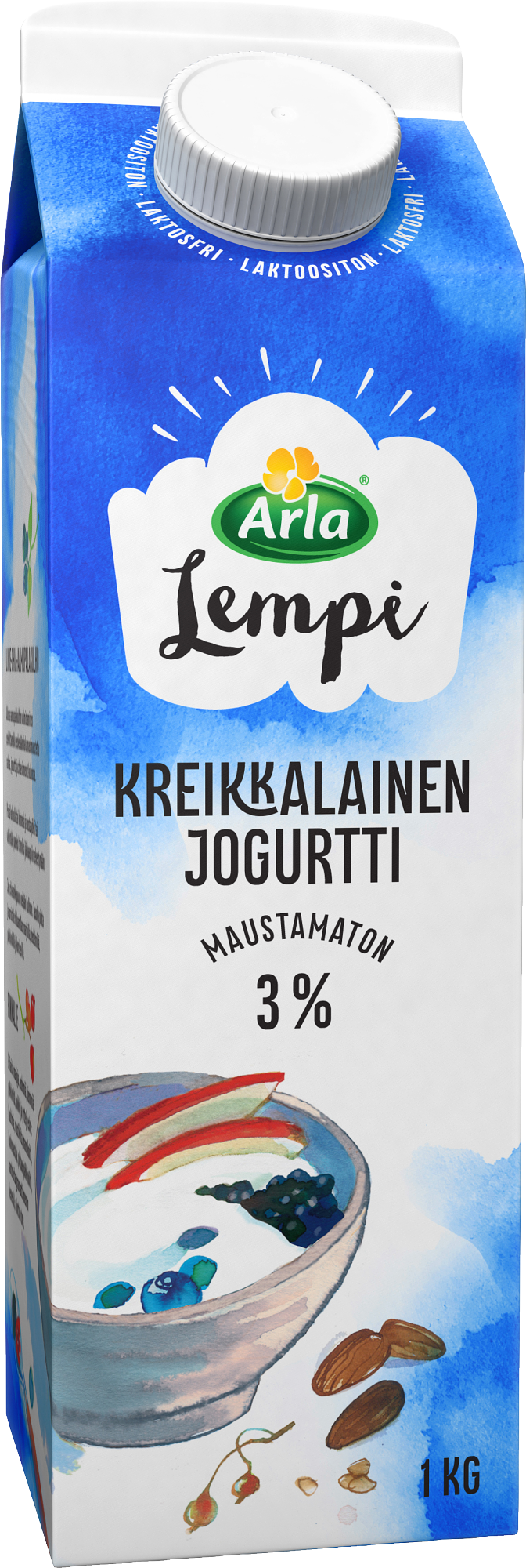 Arla Lempi kreikkalainen jogurtti 3% 1kg