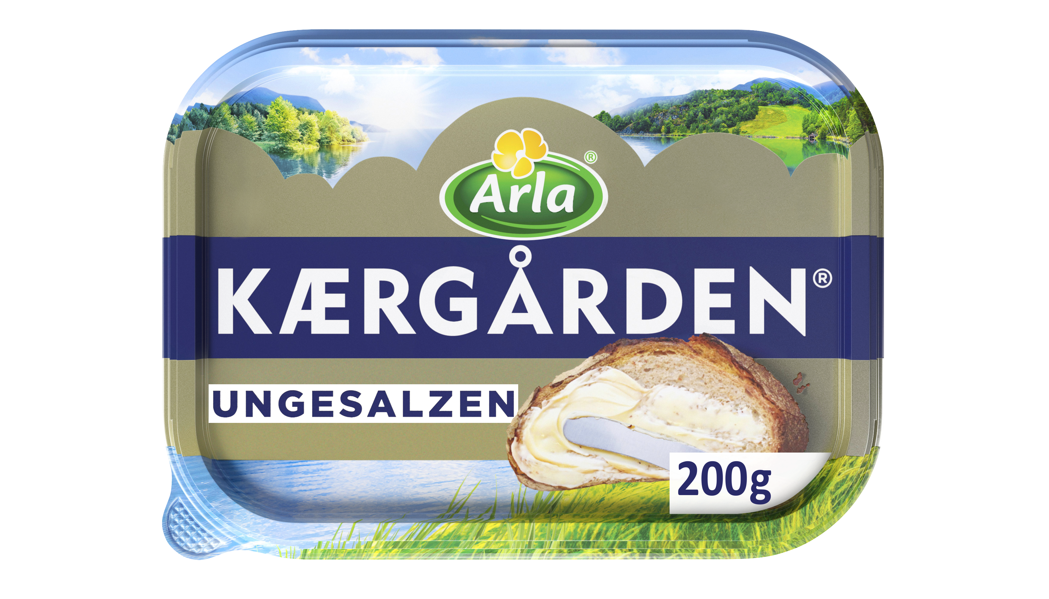 Arla Kaergarden Ungesalzen, aus Butter und Rapsöl, 200g