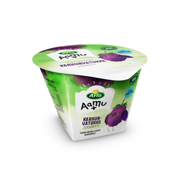 Arla Aamu+ AB karhunvatukkajogurtti 175g laktoositon