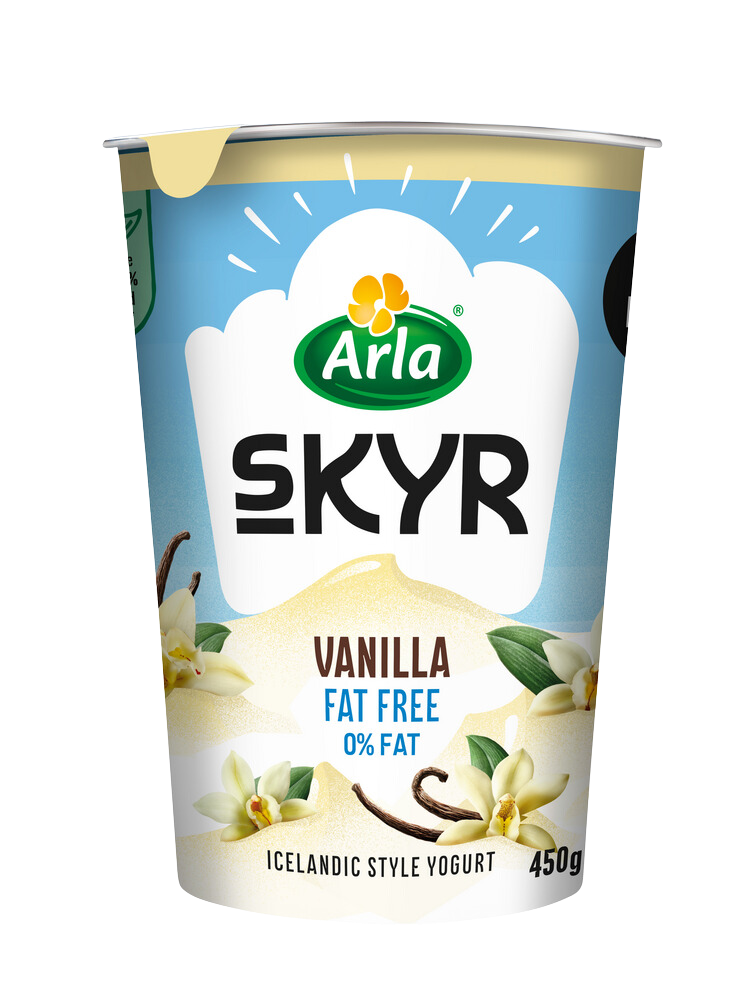 Arla Skyr 0% Fat Vanilla Yogurt 450g