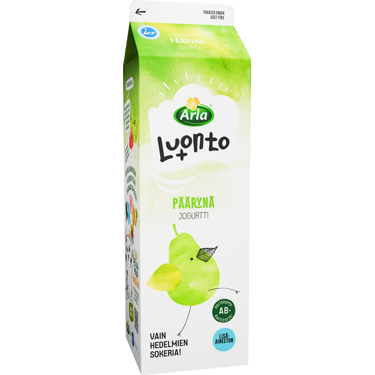 Arla Luonto+ AB päärynäjogurtti 1kg laktoositon