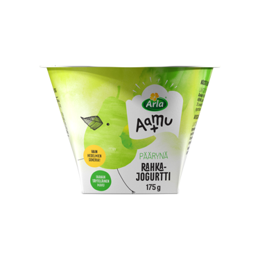 Arla Aamu+ päärynärahkajogurtti 175g laktoositon