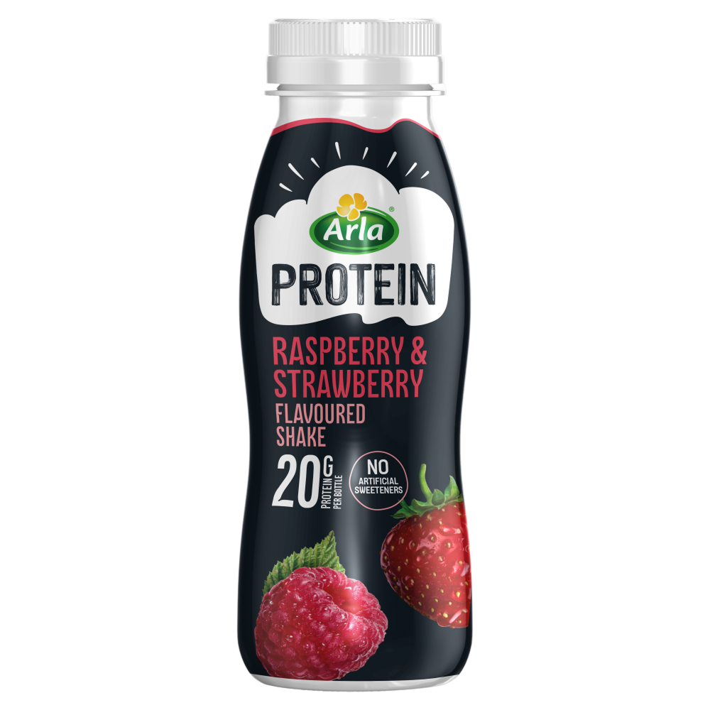 Arla Protein Strawberry and Raspberry Shake 482ml