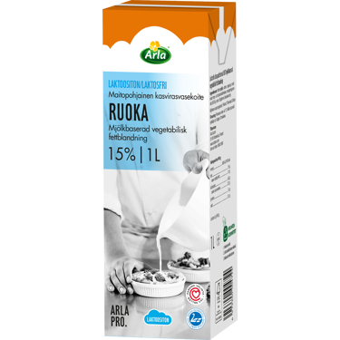 Arla Pro ruoka 15% laktoositon 1L (UHT)