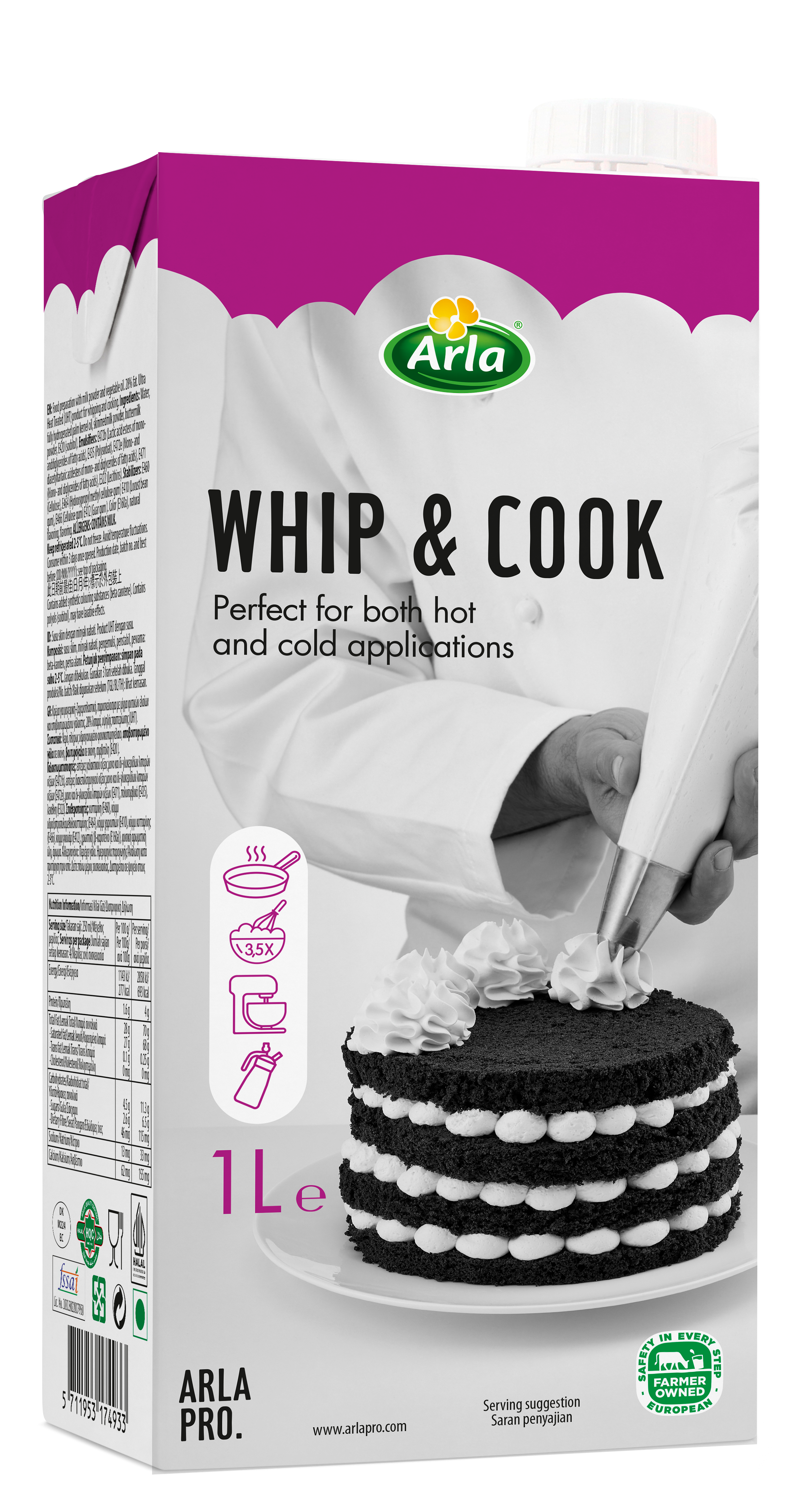 Whip & Cook 28% fat