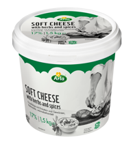 Cream cheese herbes et épices 16% 1.5kg - Tartine et cuisine