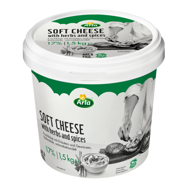 Cream cheese herbes et épices 16% 1.5kg - Tartine et cuisine