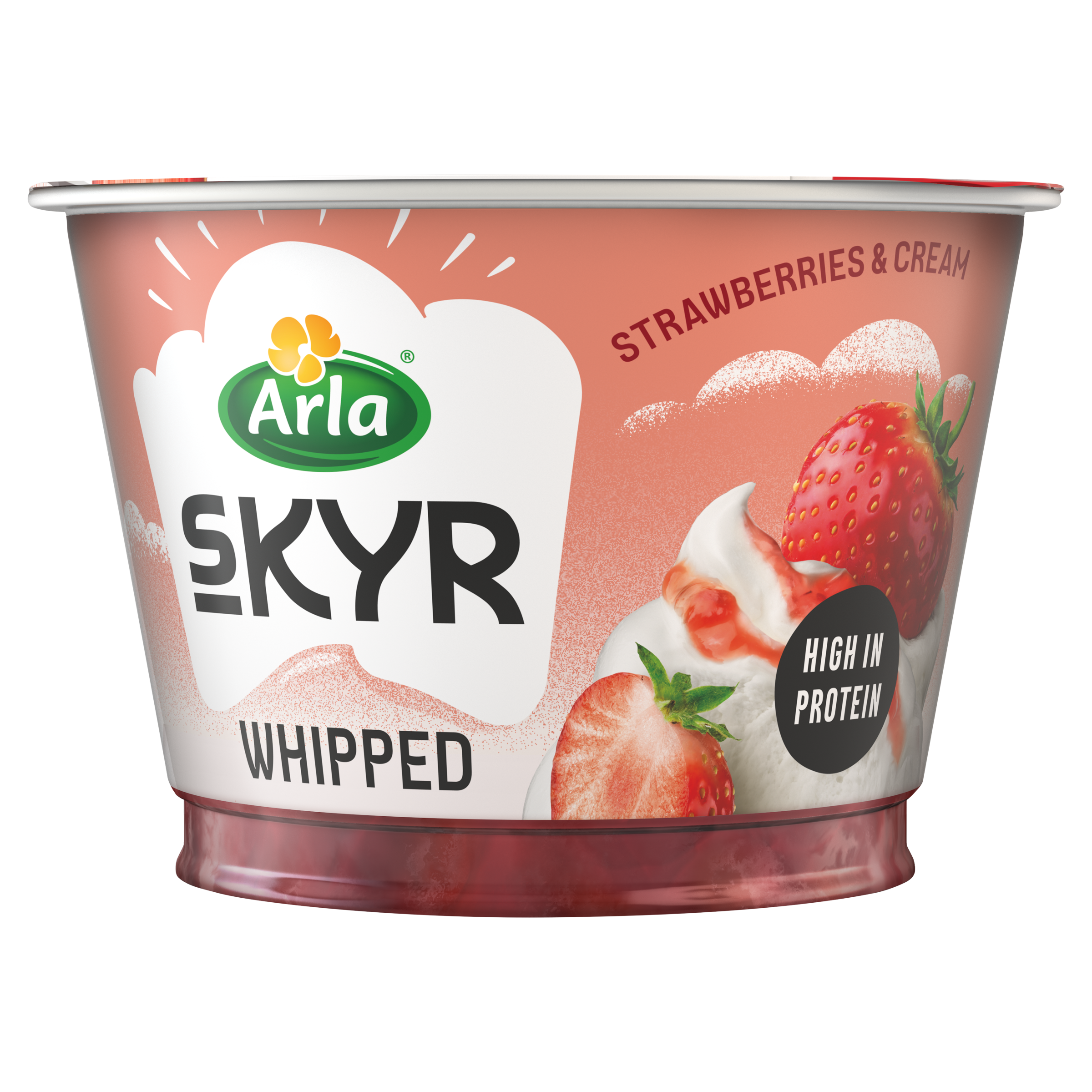 Arla Skyr Whipped Yogurt Strawberries & Cream 128g