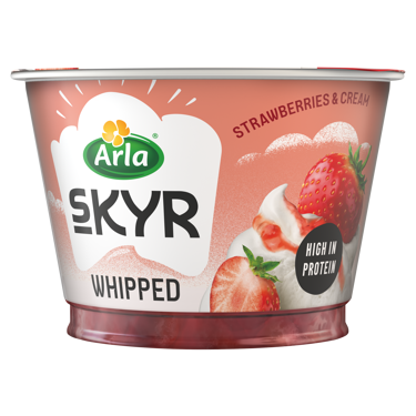 Arla Skyr Whipped Yogurt Strawberries & Cream 128g