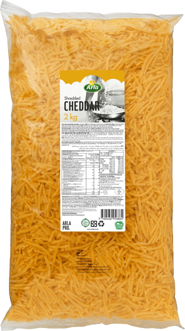 Red Cheddar Shredded 2kg