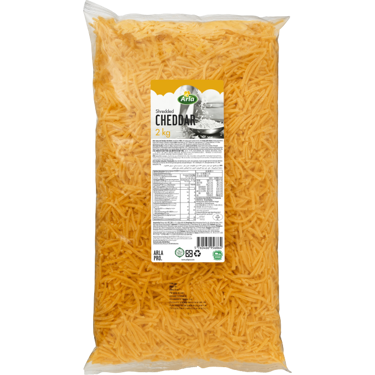 Red Cheddar Shredded 2kg