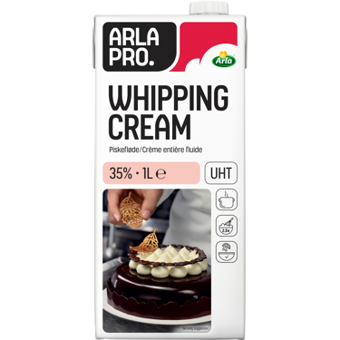 Crème liquide UHT 35% 10x1L - Spéciale pâtisserie
