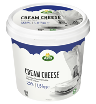 Arla Pro Cream Cheese Naturel 25%. Spann