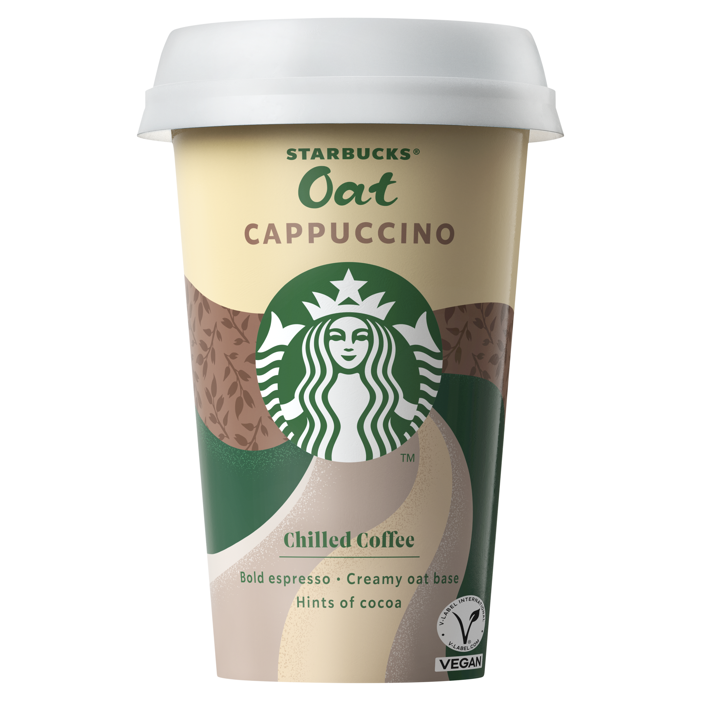 Starbucks Oat Cappuccino Macchiato Flavour Chilled Coffee 220ml