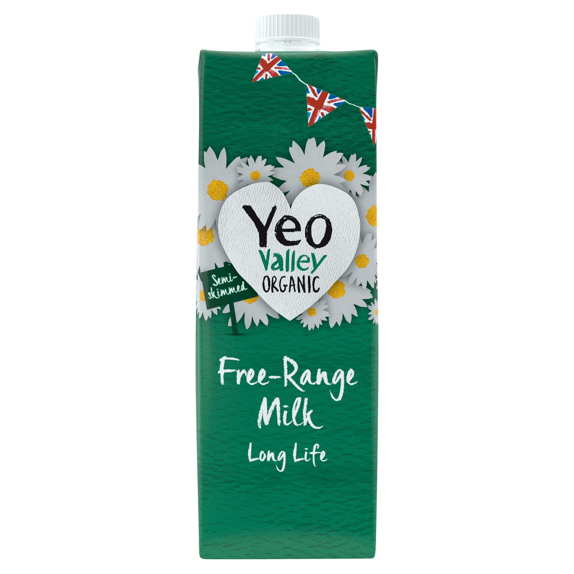 Yeo Valley Organic Long Life Semi Skimmed Milk 1L