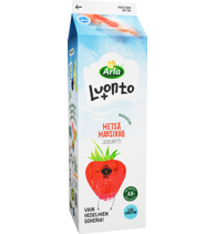 Arla Luonto+ AB rasvaton metsämansikkajogurtti 1kg laktoositon