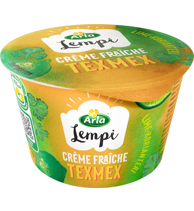 Arla Lempi texmex crème fraîche lime-korianteri 200g laktoositon
