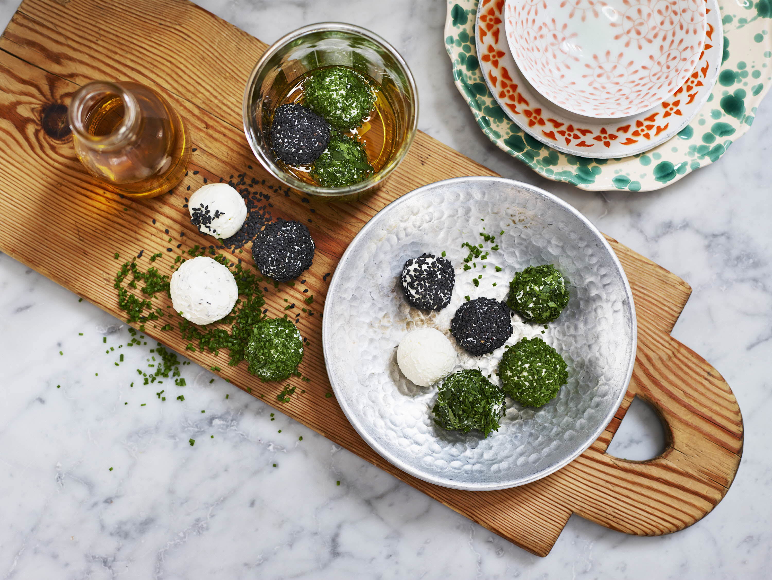 Labneh kugler