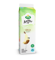 Arla Aamu+ AB vaniljajogurtti 1kg laktoositon