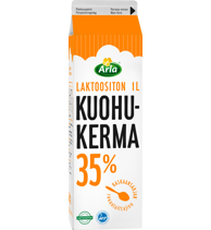 Arla kuohukerma laktoositon 1L (ESL)