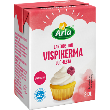 Arla laktoositon vispikerma Suomesta 2dl (UHT)