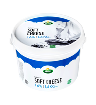 Cream cheese nature 16% 1.5kg - Spécial tartine