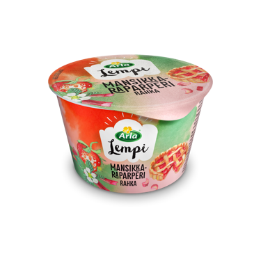 Arla lempi rahka mansikka-raparperi 200g laktoositon