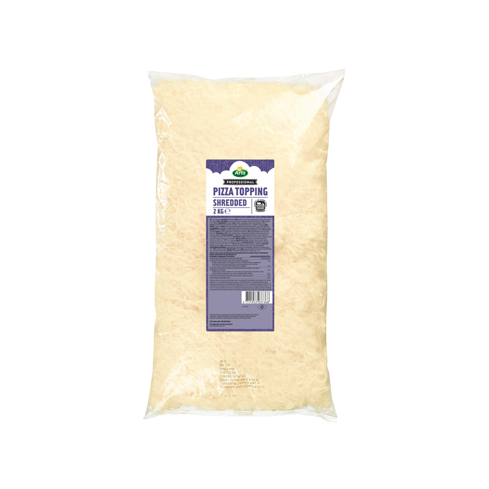 Arla Pro Pizza Topping Shred 6x2kg