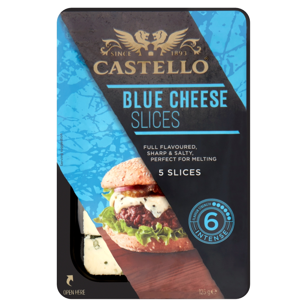Castello Blue Cheese Slices 125g