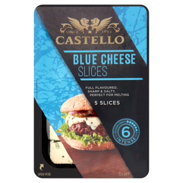 Castello Blue Cheese Slices 125g