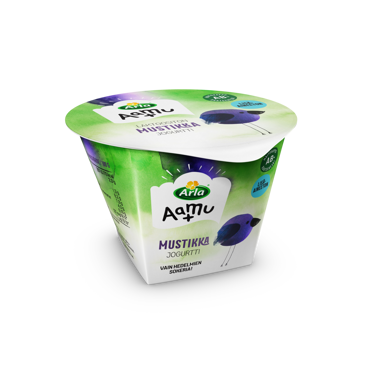 Arla Aamu+ AB mustikkajogurtti 175g laktoositon