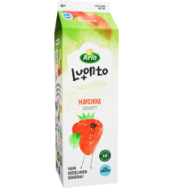 Arla Luonto+ AB mansikkajogurtti 1kg laktoositon