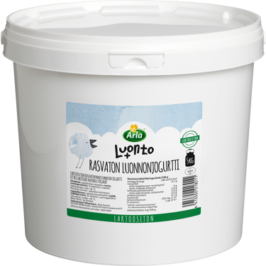 Arla Luonto+ AB rasvaton luonnonjogurtti 5kg laktoositon