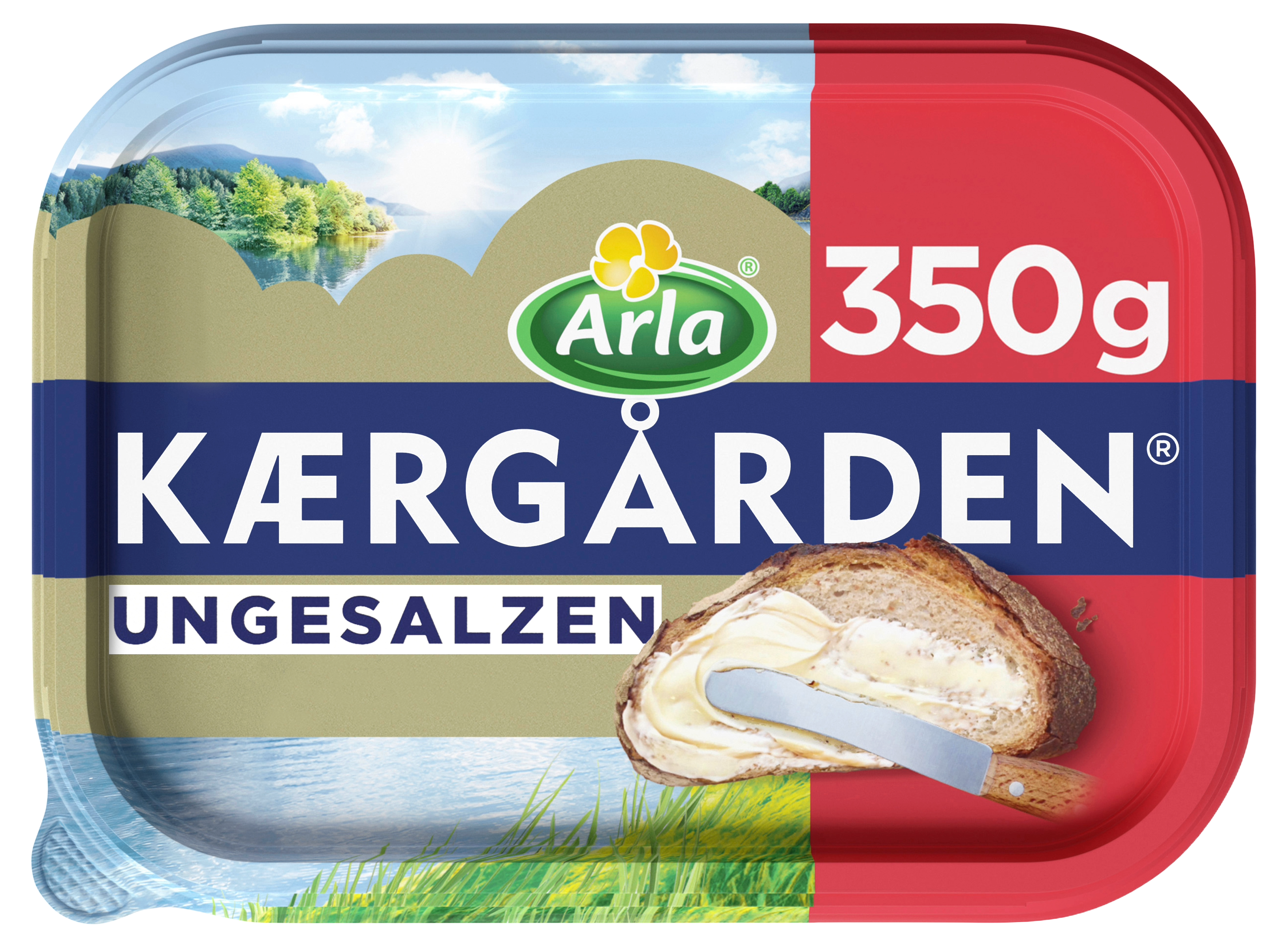 Arla Kaergarden Ungesalzen, aus Butter und Rapsöl, 350g