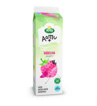 Arla Aamu+ AB vadelmajogurtti 1kg laktoositon