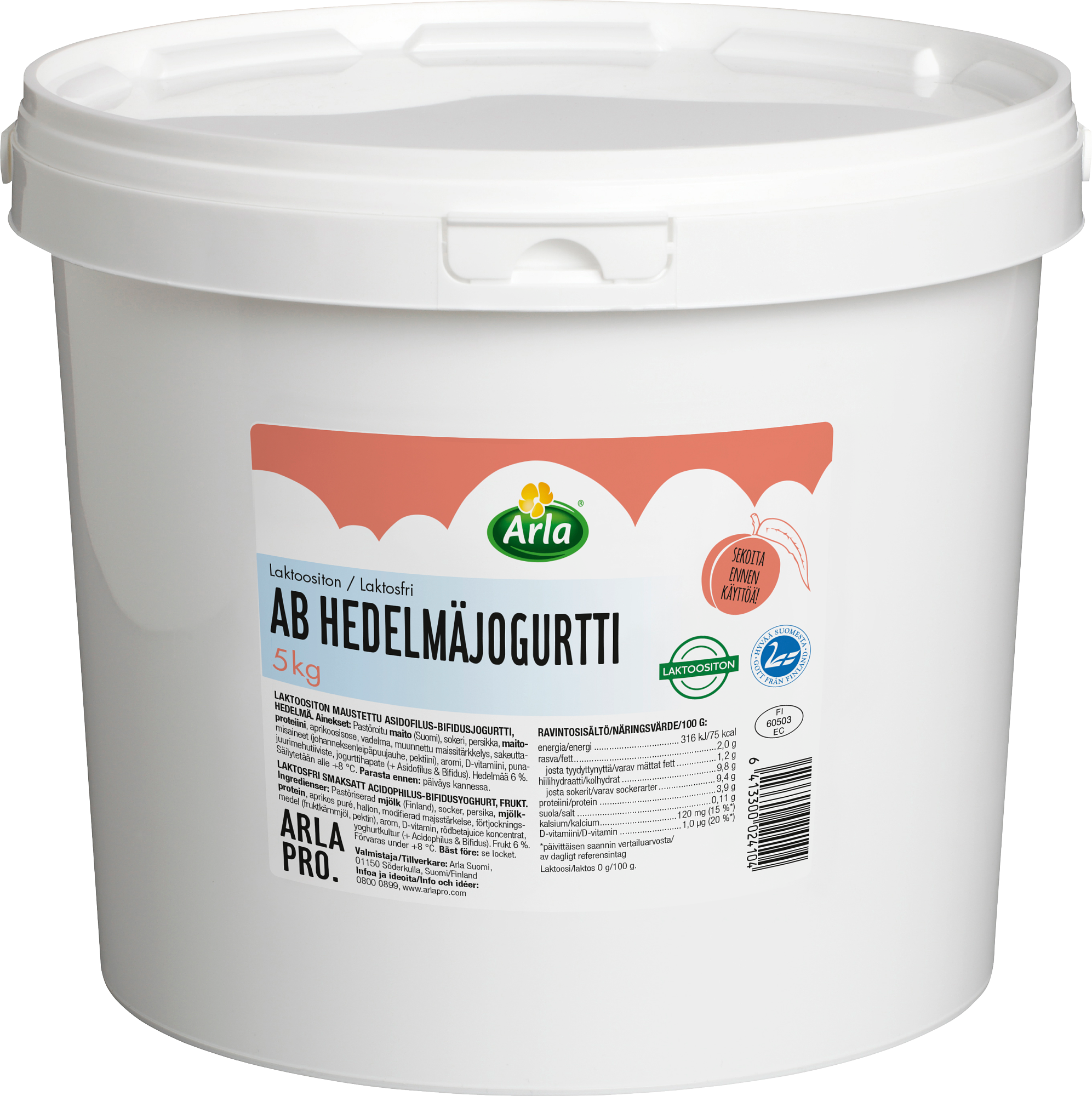 Arla Pro AB hedelmäjogurtti 5kg laktoositon